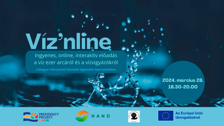 Víz’nline – előadás a víz ezer arcáról és a vízvigyázókról - 2024. március 28., 18:30-20.00