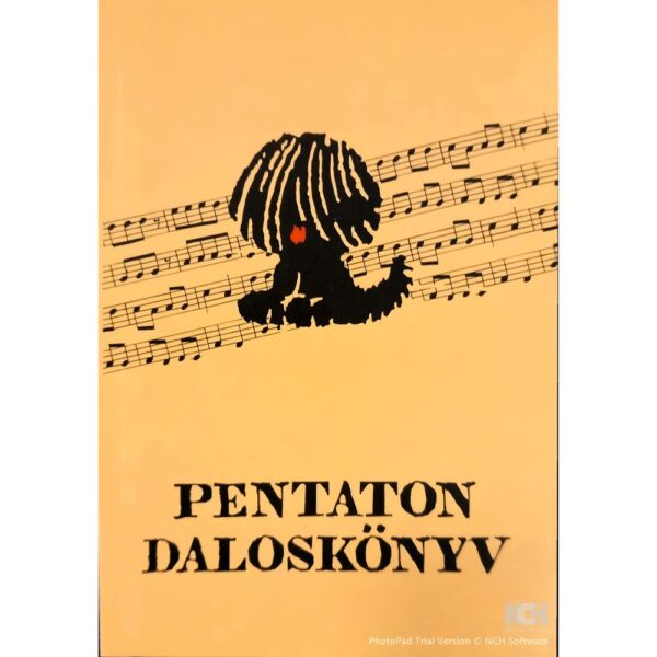 Pentaton daloskönyv c. könyv borítója